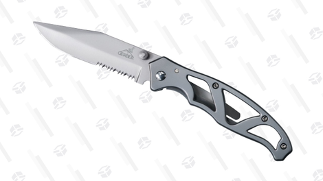 Gerber Paraframe Knife with Serrated Edge | $15 | Amazon